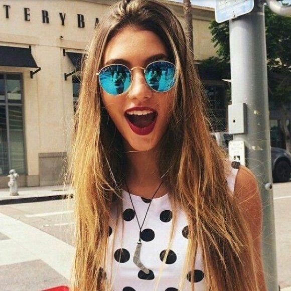 ray ban round flash sunglasses